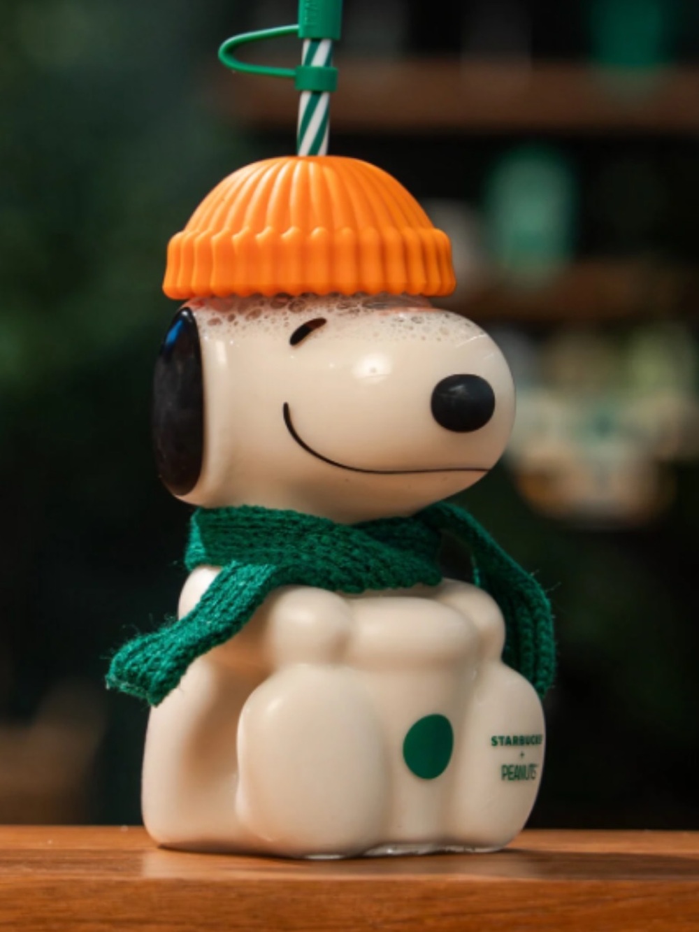 Starbucks x Snoopy Holiday Glass Cold Cup